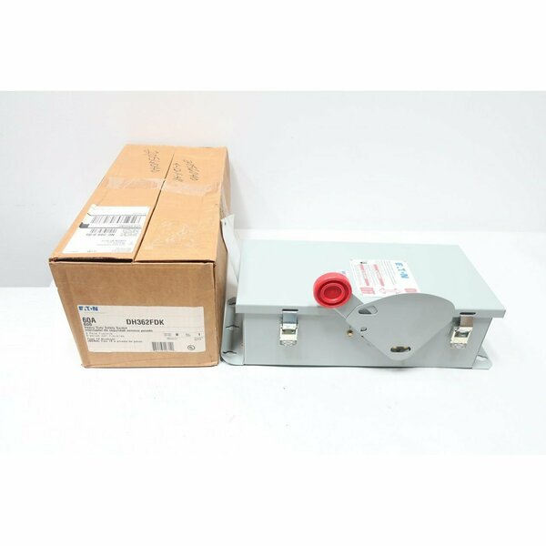 Eaton Cutler-Hammer 3P 60A AMP 600V-AC FUSIBLE DISCONNECT SWITCH DH362FDK